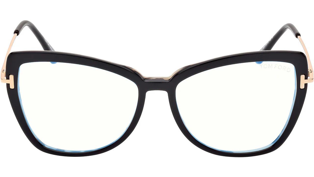 Tom Ford FT5882B 5 Eyeglasses Black 55mm Women 2