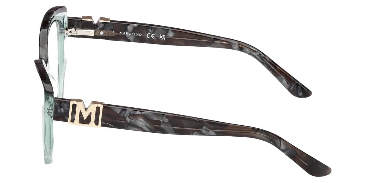 Marciano GM50031 095 Eyeglasses Light Green 54mm Women 3