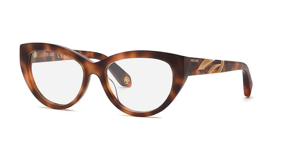 Roberto Cavalli VRC024M 02BV Eyeglasses Dark Havana 53mm Women