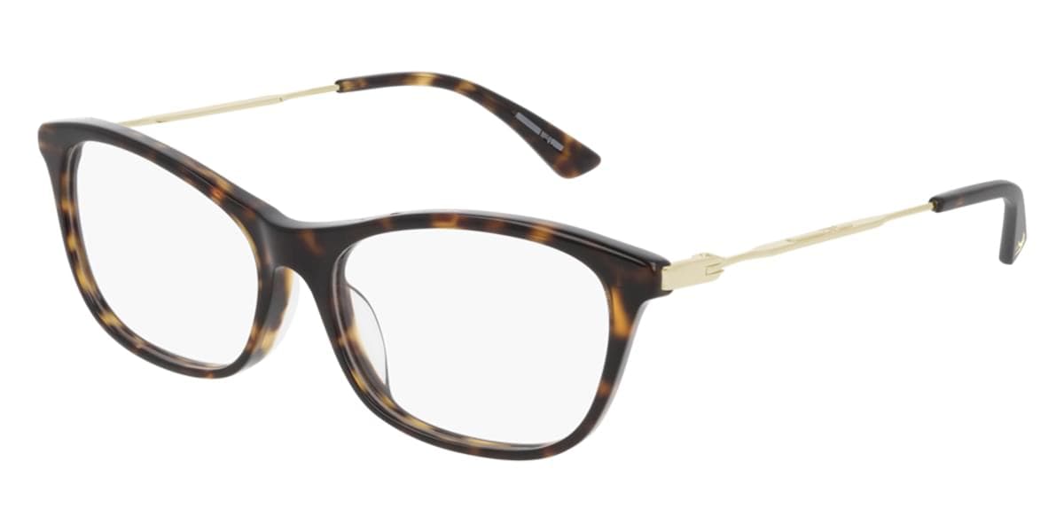 McQ MQ0254OA 002 MQ0254OA Asian Fit Eyeglasses Brown 54mm Women