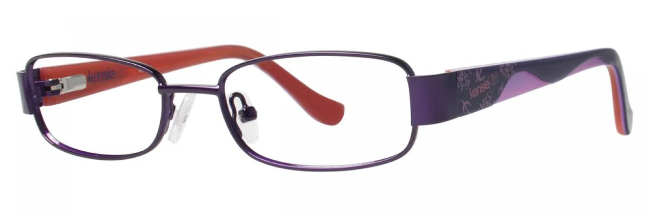 Kensie Wavy Eyeglasses Purple 47mm Kids