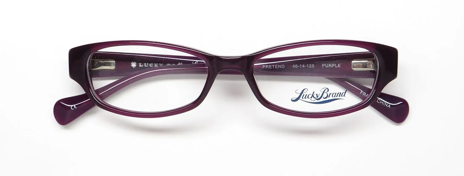 Lucky Brand Pretend purple Eyeglasses Purple 46mm 2