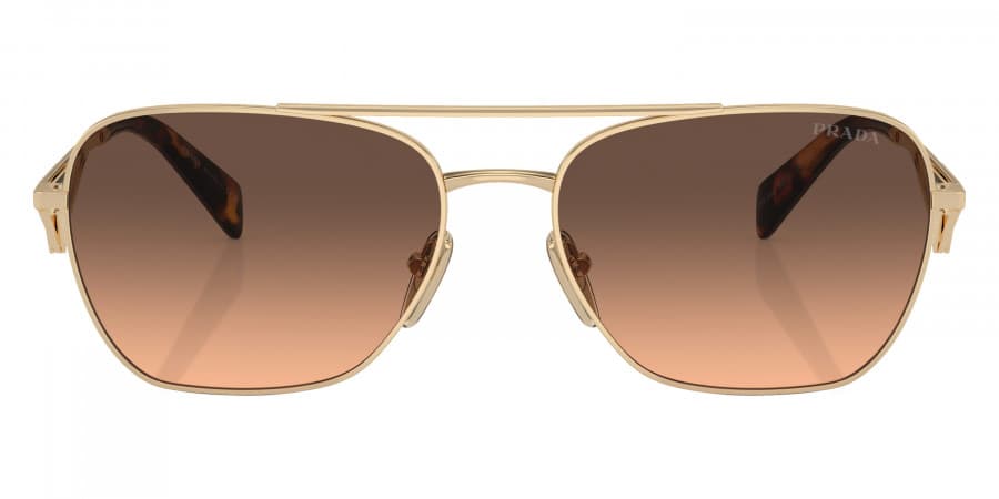 Prada SPRA50 ZVN50C Sunglasses Gold 59mm Unisex 2