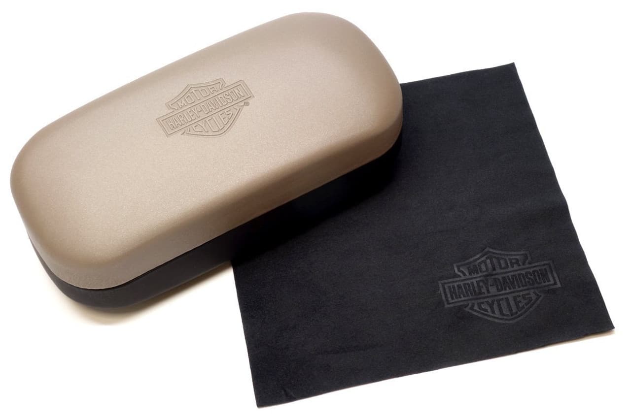 Harley Davidson HD50112 7 Eyeglasses Matte Dark Nickeltin _Case