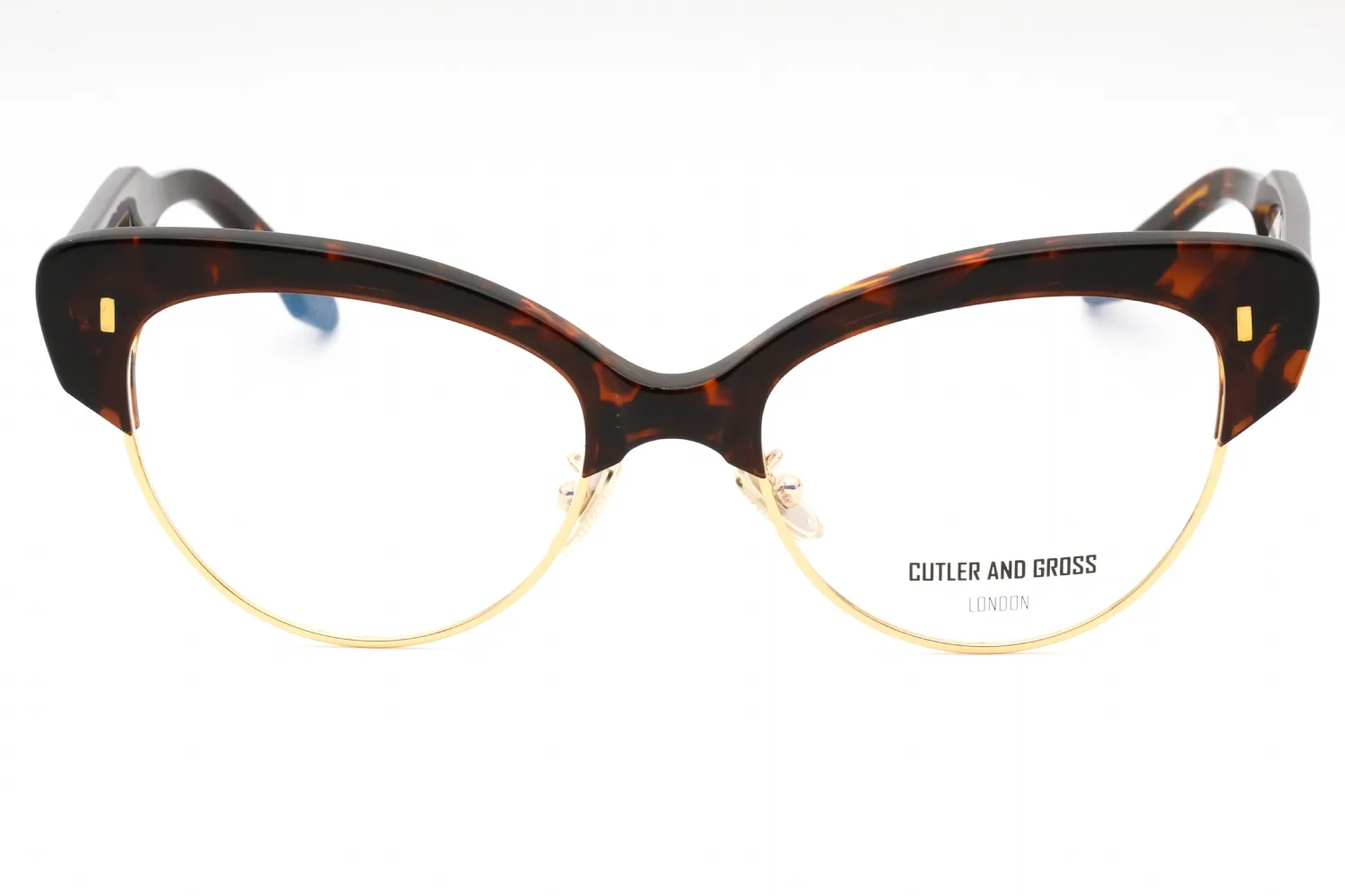 Cutler and Gross CG1351 002 Eyeglasses Medium Dark Turtle 55mm Women 2