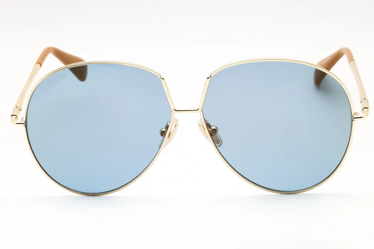 Max Mara MM0081 32X Sunglasses Gold 60mm Women 2