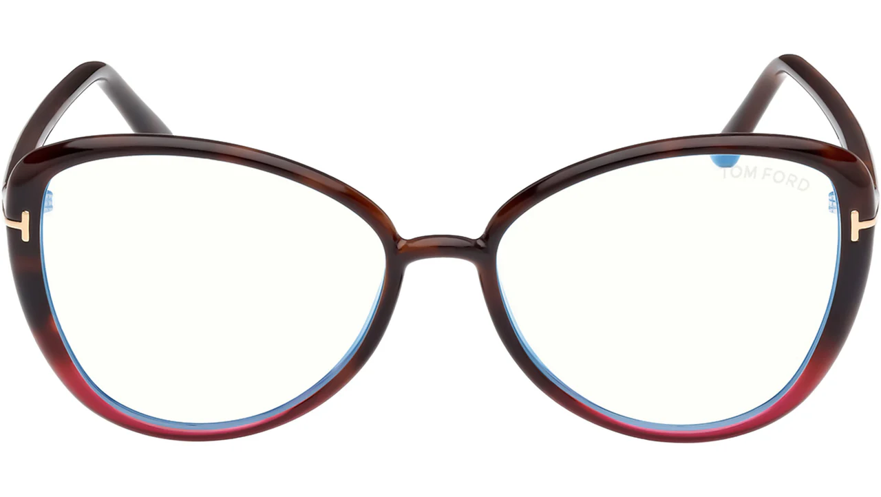 Tom Ford FT5907B 55 Eyeglasses Coloured Havana 55mm Women 2
