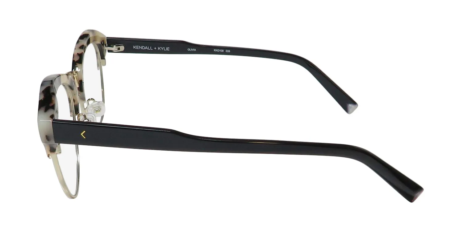 Kendall + Kylie Kko108 Olivia 039 Eyeglasses Taupe 52mm 4