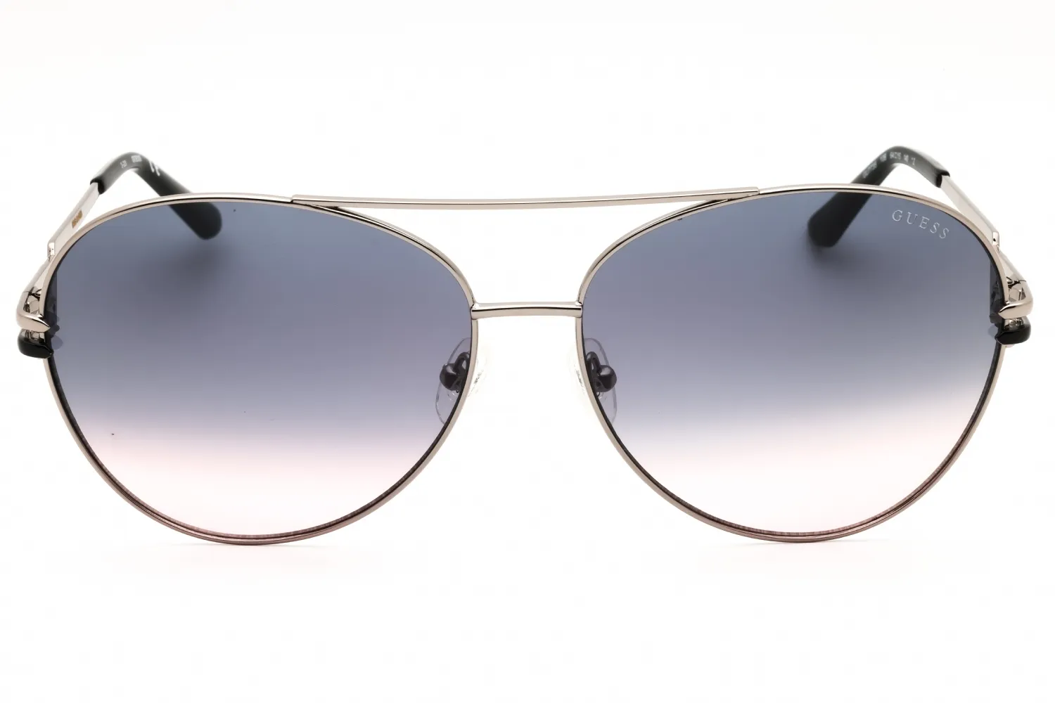 Guess GU7735 10B Sunglasses Shiny Light Nickeltin 64mm Women 2
