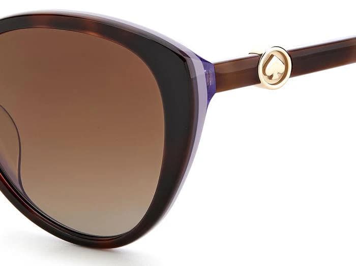 Kate Spade VISALIA/G/S 086LA Sunglasses Dark Havana 55mm Women 3