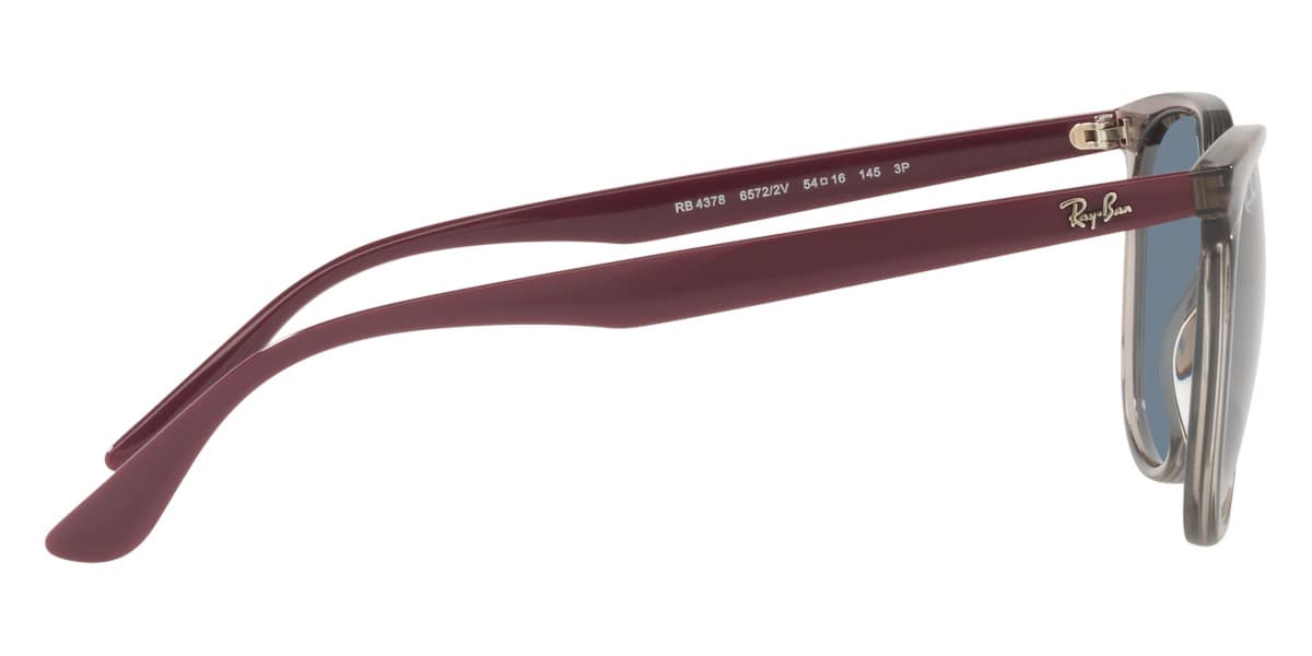 Ray-Ban RB4378 6572/2V Sunglasses Transparent Grey 54mm Women 5