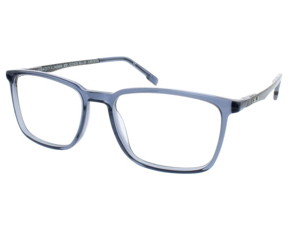 IZOD IZ2100 Eyeglasses Blue Crystal 54mm Men