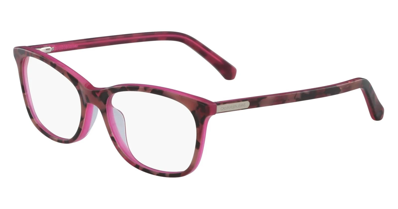 Calvin Klein Jeans CKJ303 624 Eyeglasses Pink Tortoise 53mm Women
