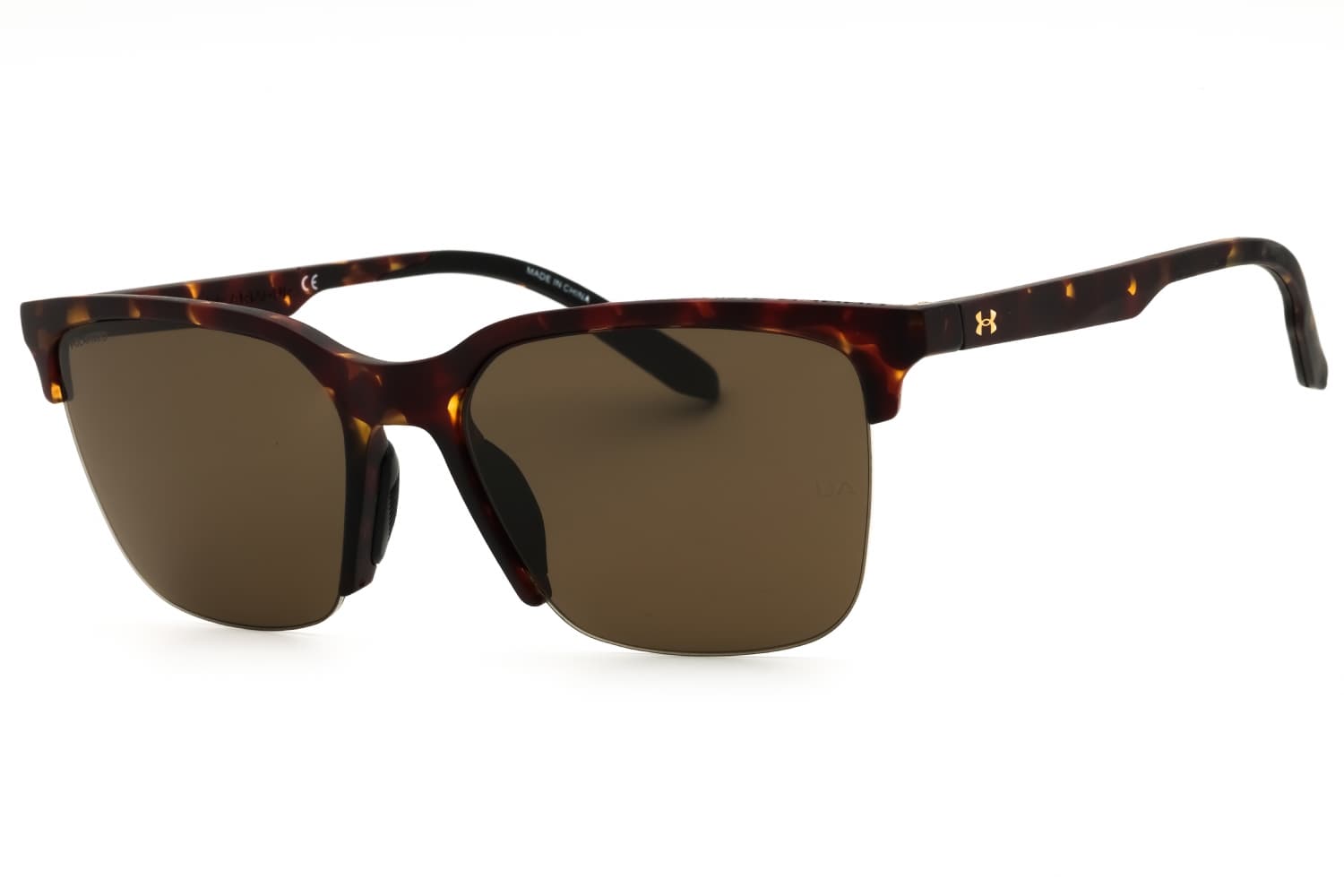 UNDER ARMOUR UA PHENOM 0N9P Sunglasses Matte Havana 56mm Men