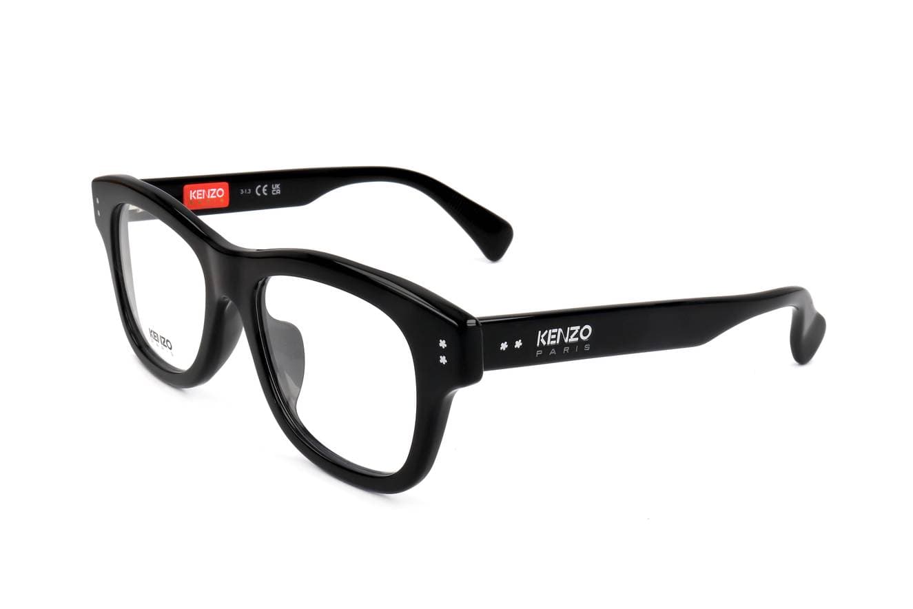 Kenzo KZ50175F 001 Eyeglasses Black 55mm Unisex