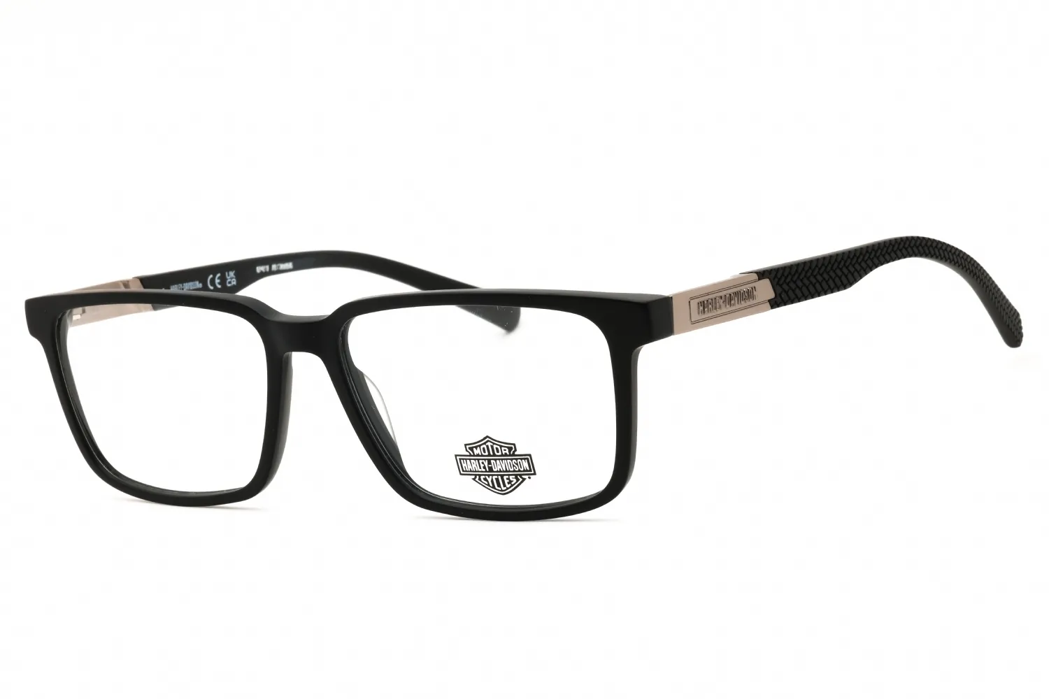Harley Davidson HD00007 002 Eyeglasses Matte Black 54mm Men