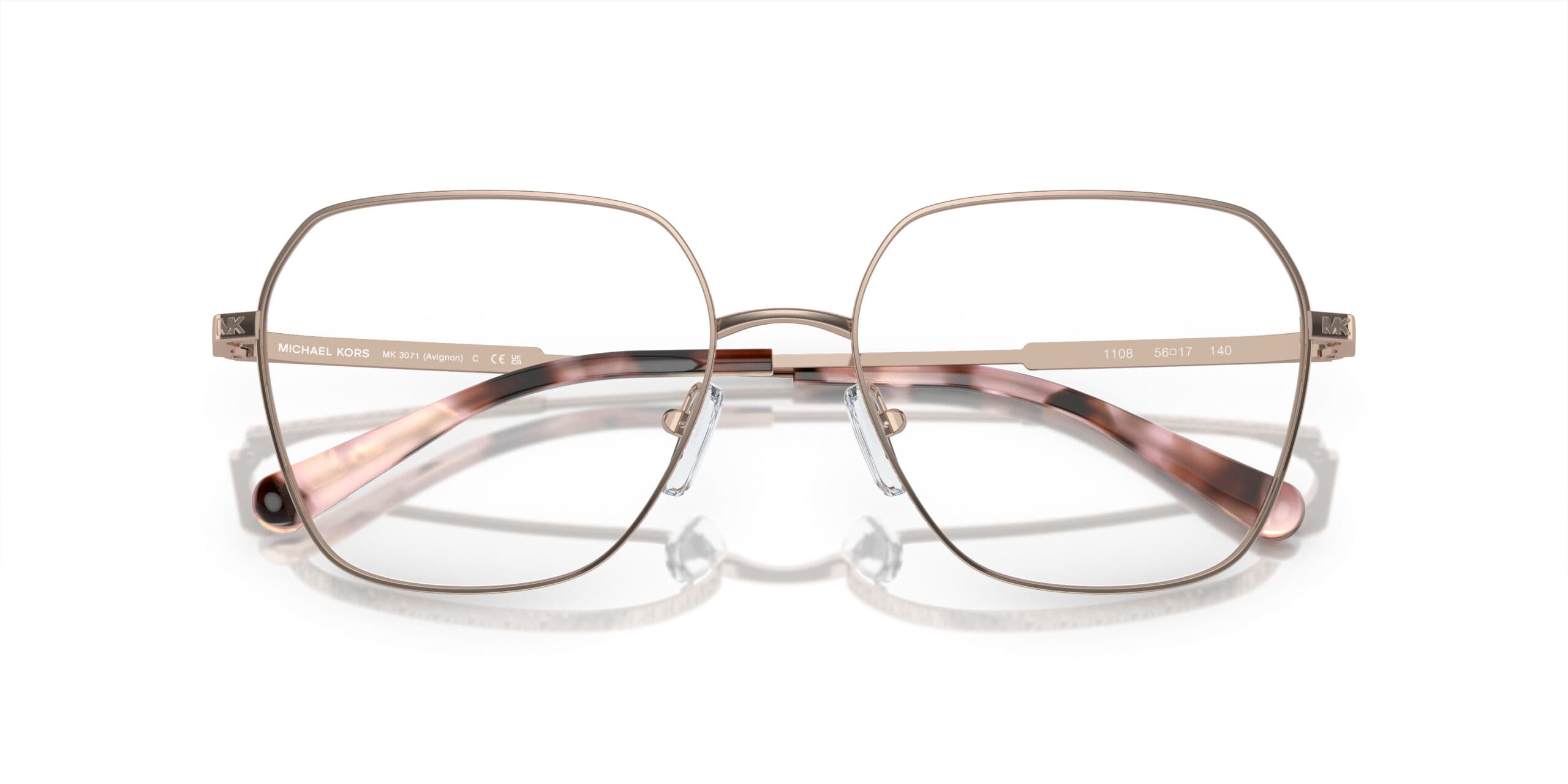 Michael Kors MK3071 Avignon 1108 Eyeglasses Rose Gold 56mm Women 5