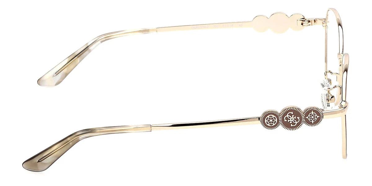 Guess GU50256D 025 Eyeglasses Ivory 52mm Women 5