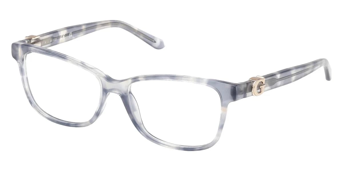 Guess GU50227 092 Eyeglasses Blue 52mm Women