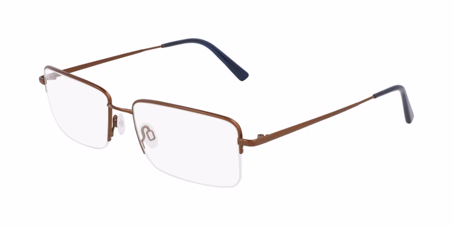 Flexon H6073 210 Eyeglasses Satin Coffee 59mm Men