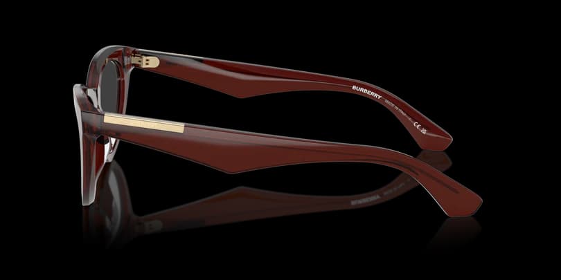 Burberry 0BE2418U 4144 Eyeglasses Transparent Dark Brown 51mm Women 3