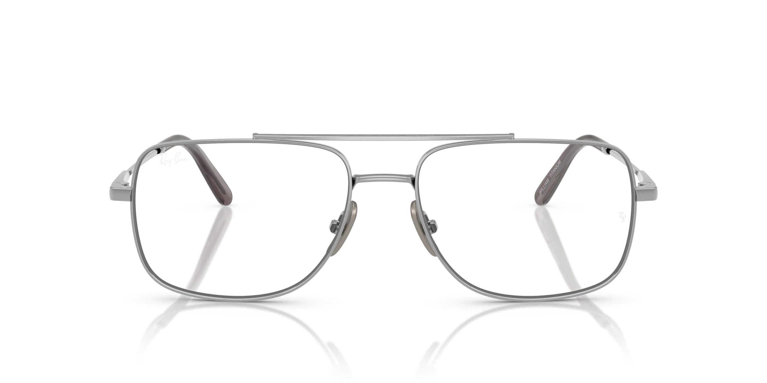Ray-Ban RX8797 WILLIAM TITANIUM 1002 Eyeglasses Silver 58mm Men 2