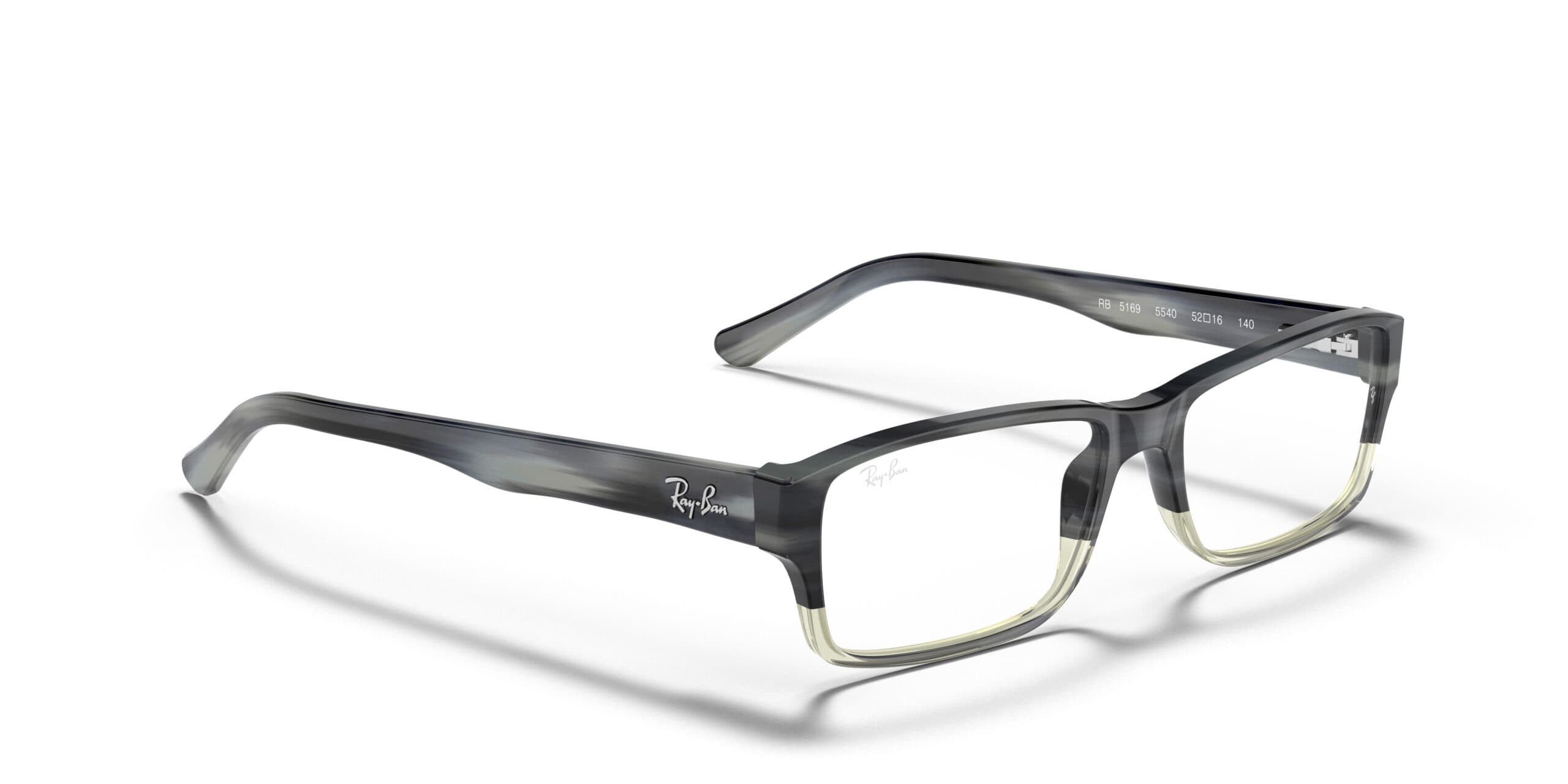 Ray-Ban RB5169 5540 Eyeglasses Grey Horn Gradient 54mm Women 4
