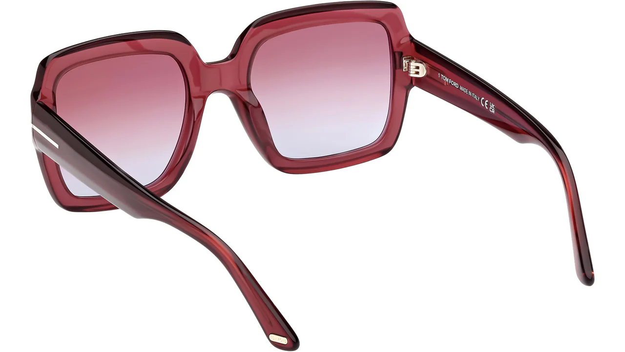 Tom Ford FT1082 66Y Sunglasses Shiny Red 54mm Women 4