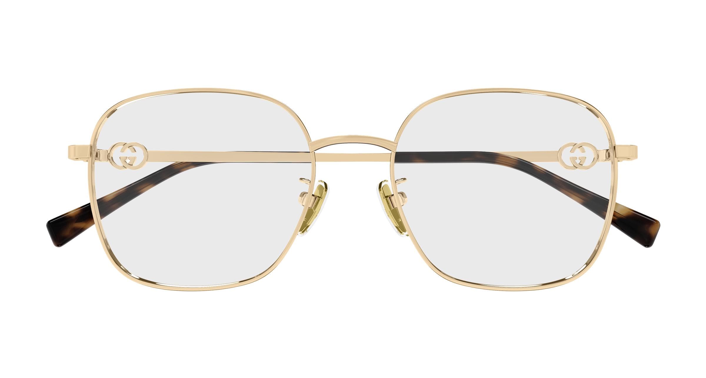 Gucci GG2006OA 003 Eyeglasses Rose Gold 53mm Women 2