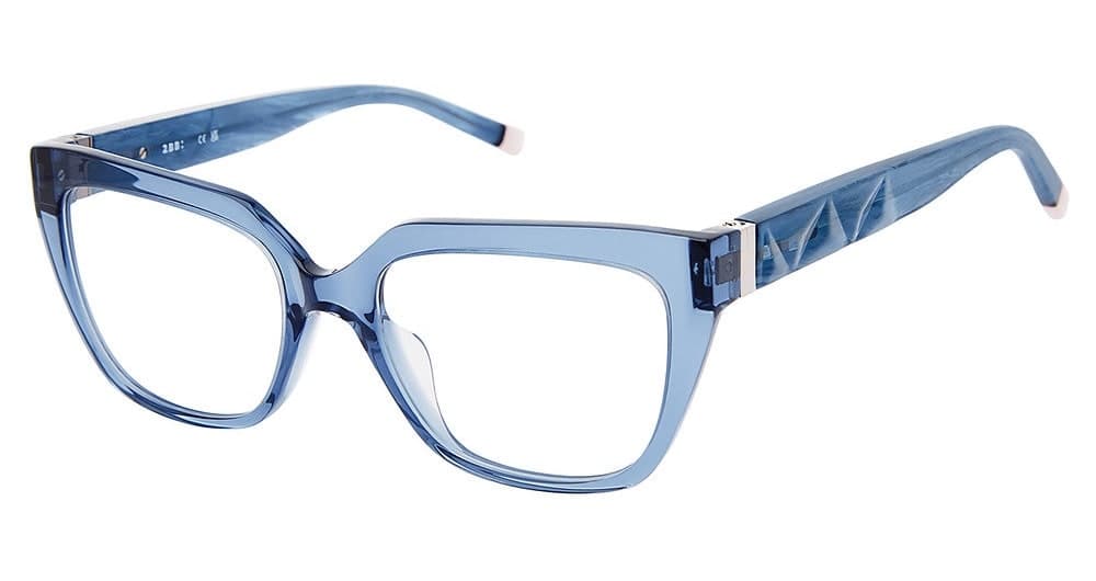 Two Blind Brothers Lois C03 Eyeglasses Translucent Chambray 53mm Women