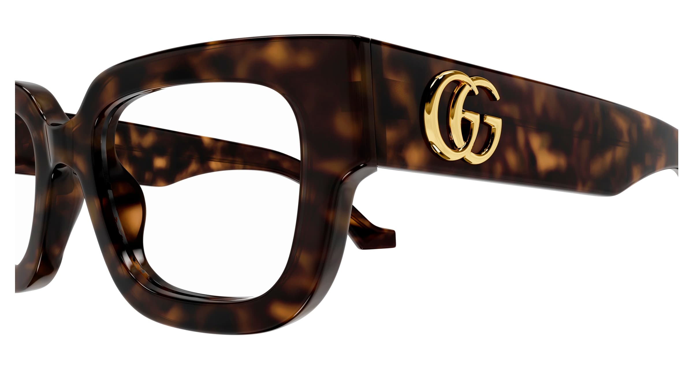 Gucci GG1548O 002 Eyeglasses Tortoise 50mm Women 2