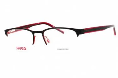 Hugo HG 1247 0OIT 00 Eyeglasses Black Red 53mm