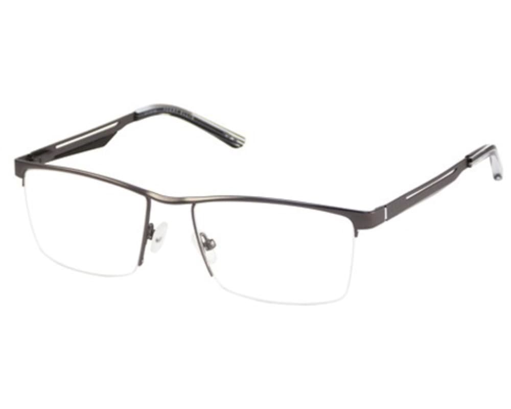 Perry Ellis PE365 3 Eyeglasses Gunmetal 55mm Men