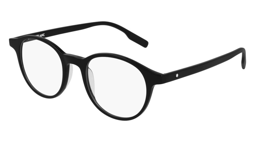 Montblanc MB0154O 001 Eyeglasses Black 49mm Unisex
