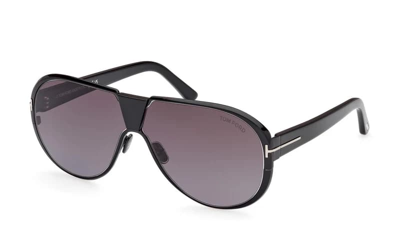 Tom Ford FT1072 01B Sunglasses Black 64mm Men