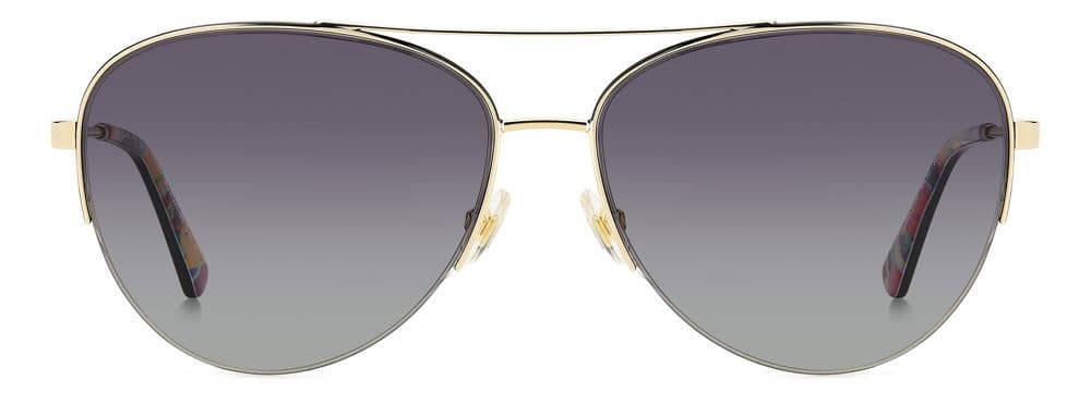 Kate Spade JANECE/G/S 0RHL WJ Sunglasses Gold Black 58mm Women 2