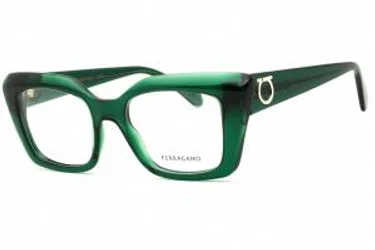 Salvatore Ferragamo SF3008 317 Eyeglasses Transparent Green 50mm