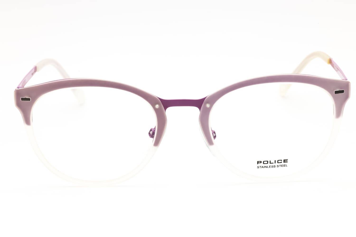 Police VPL283 08NV Eyeglasses Shiny Lilac 50mm Women 2