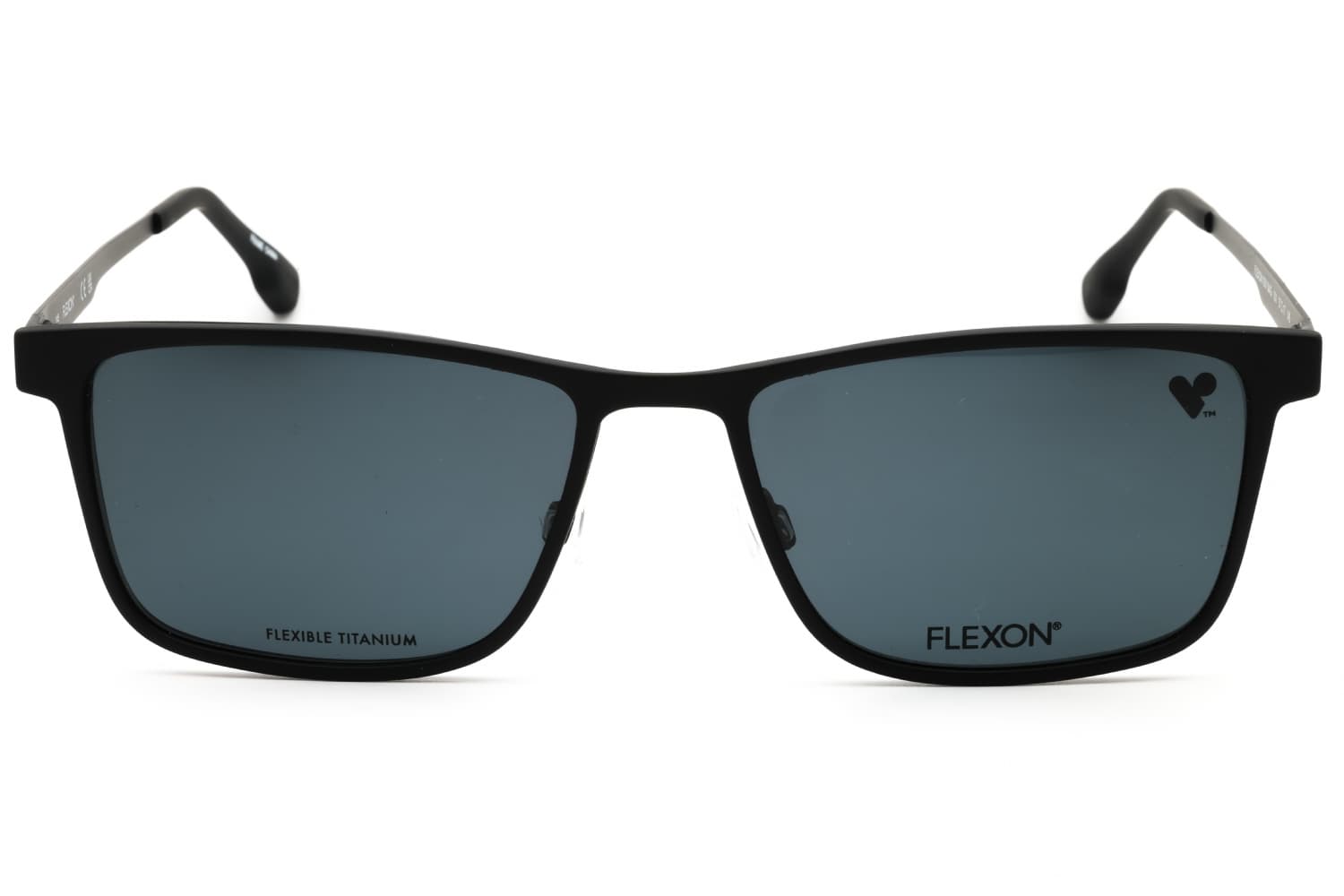 Flexon FLX1001MAG-SET 001 Eyeglasses Black 57mm Men 2