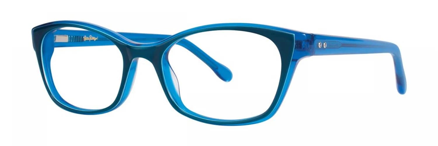 Lilly Pulitzer Wayland Eyeglasses Navy 48mm Women