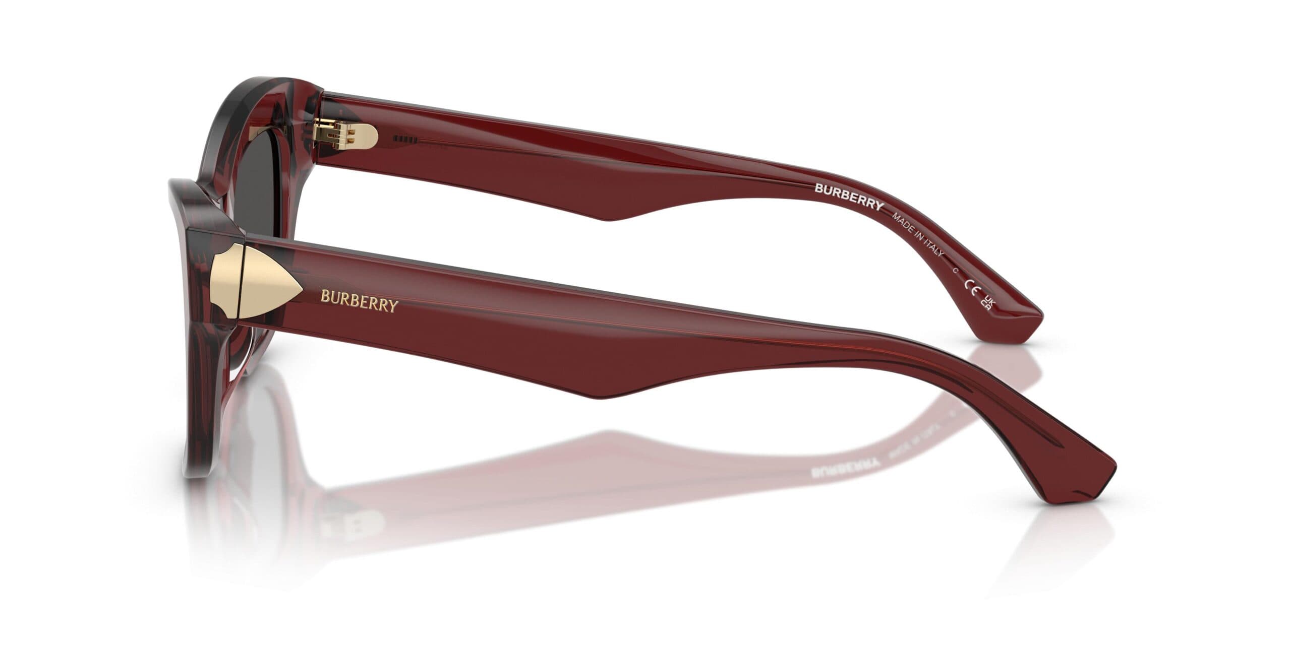Burberry 0BE4442U 412887 Sunglasses Transparent Bordeaux 51mm Women 2
