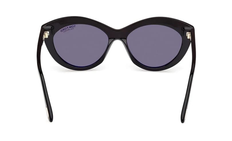 Tom Ford FT1111 01D Sunglasses Shiny Black 55mm Women 4