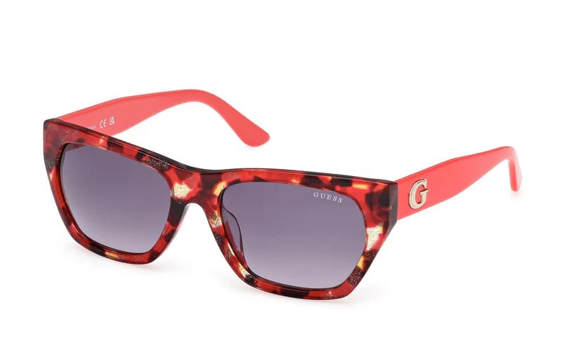 Guess GU00203H 54B Sunglasses Red Havana 56mm Women