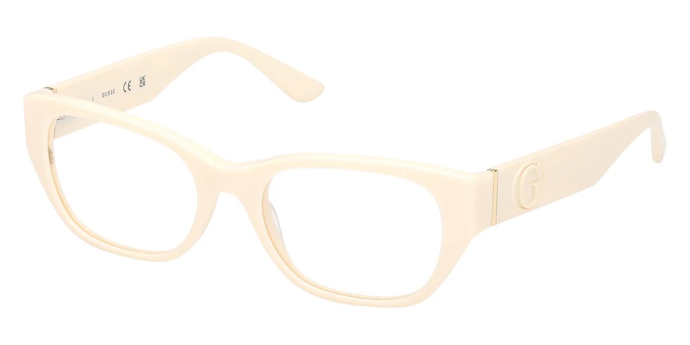Guess GU50304 025 Eyeglasses Ivory 50mm Women