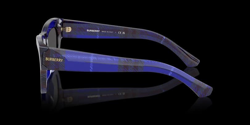 Burberry 0BE4440U 411487 Sunglasses Check Blue 51mm Unisex 3