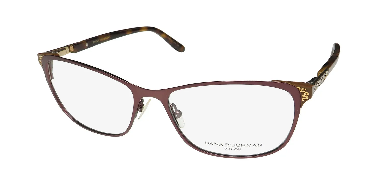 Dana Buchman Rose br Eyeglasses Brown 54mm