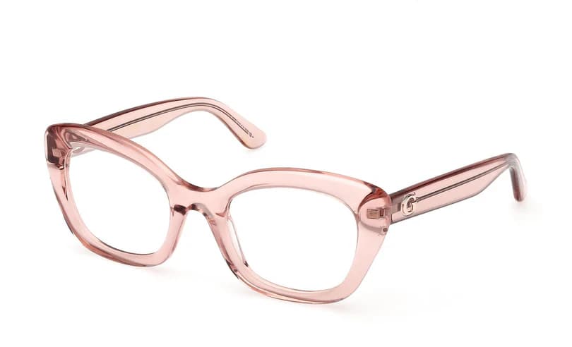 Guess GU50225 072 Eyeglasses Shiny Pink 51mm Women
