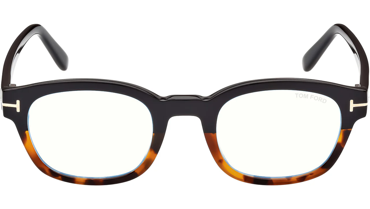 Tom Ford FT5808B 005 Eyeglasses Black 49mm Men 2
