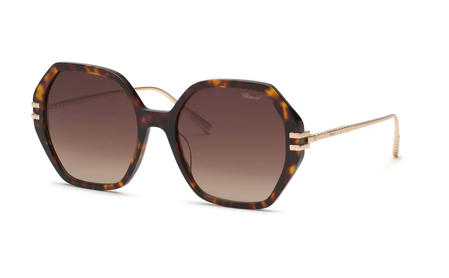 Chopard SCH370M 04BL Sunglasses Dark Havana 57mm Women