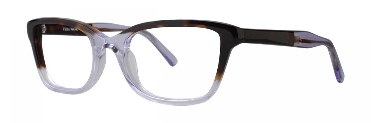 Vera Wang V371 Eyeglasses Purple 48mm Women